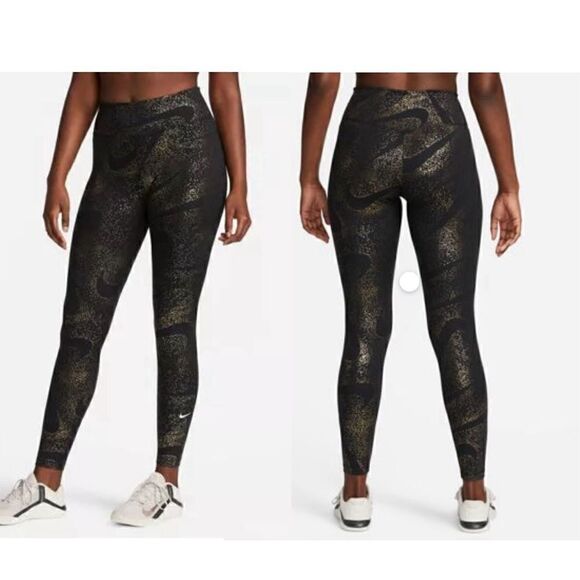 Nike Pants - Nike One performance glitter printed leggings